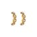 Earcuff Discos Liso Eterna Ouro Vintage Tu